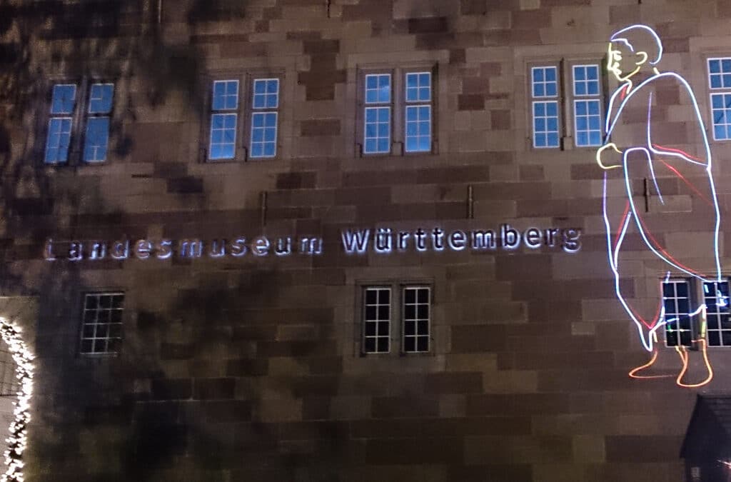 Laserprojektion für das Landesmuseum Württemberg in Stuttgart