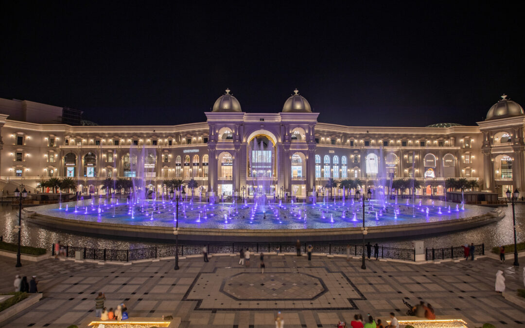 Multimedia-Installation im Place Vendome in Doha